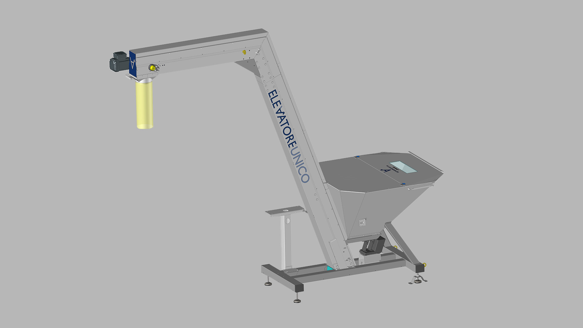 elevatore unico tratto orizzontale